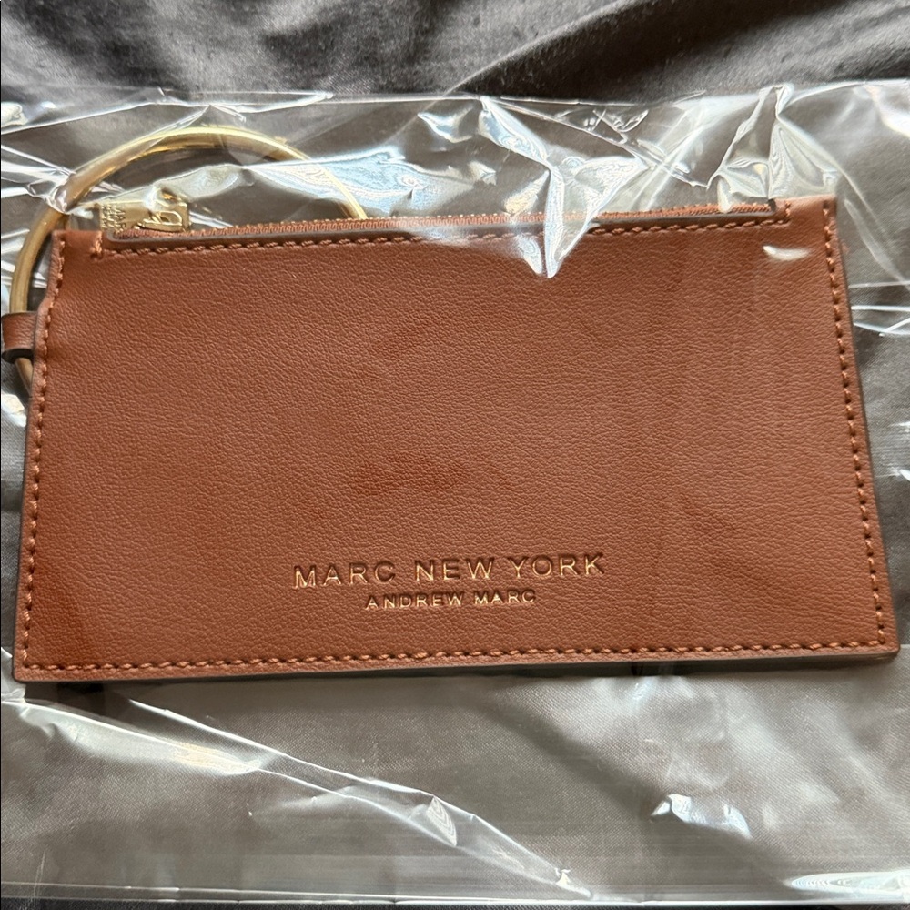 Marc New York Tan Leather Wallet